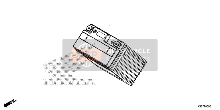 Honda NSS125AD 2015 Battery for a 2015 Honda NSS125AD